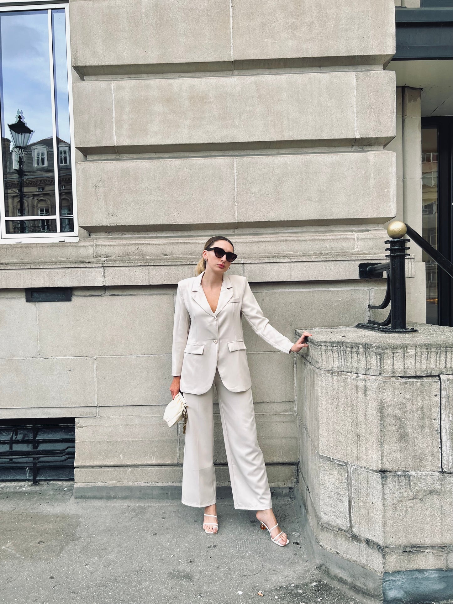 wide leg trousers straight leg trouser office pants office wear trouser minimal aesthetic as seen on Tatler Vogue Glamour Vanity Fair